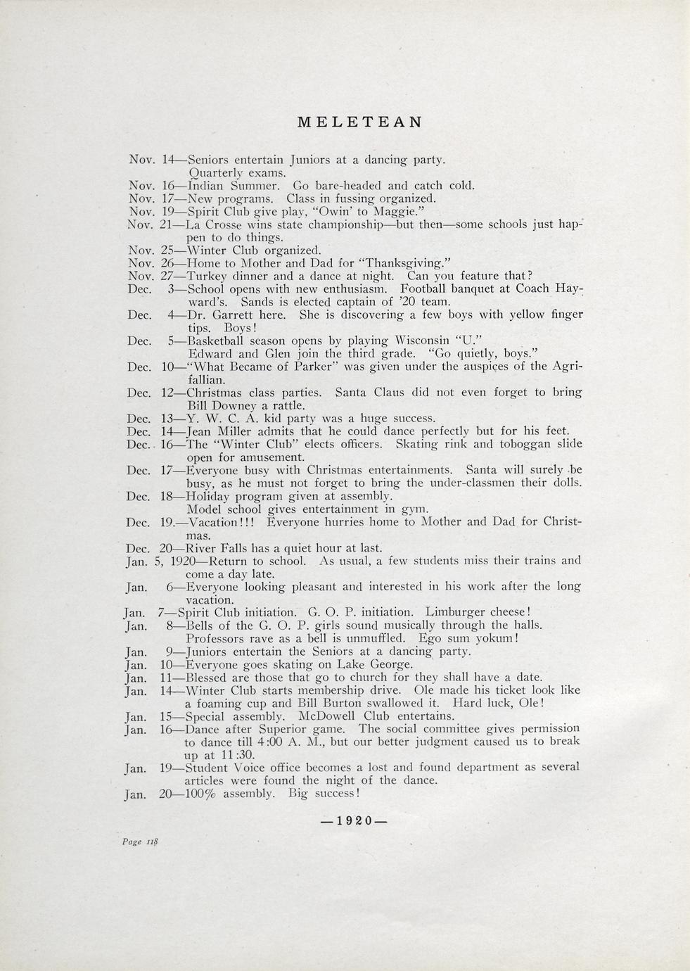 The meletean year book of the class of 1920 [Vol. 9] 1920 Full view