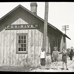 Fox River station (four boys)