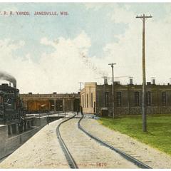 Railroad roundhouse in Janesville
