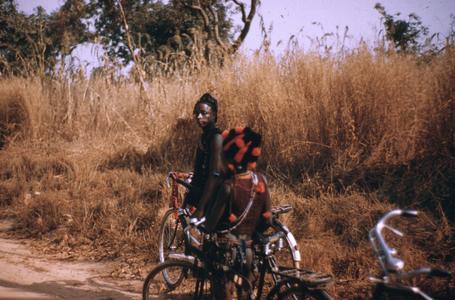 Two children on bicycles