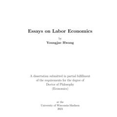 Essays on Labor Economics