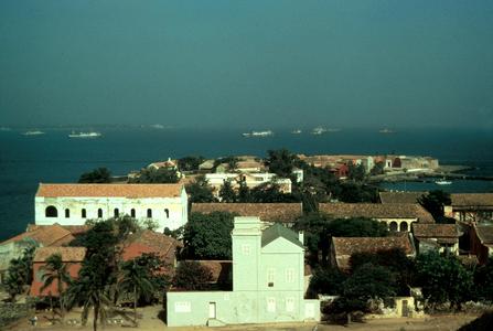 Overlooking the Island of Gorée from a Hill Site