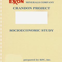 Housing and land use analysis methodology : socioeconomic assessment, Exxon Crandon Project