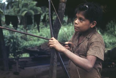 Boy with bow and arrow, Margarita