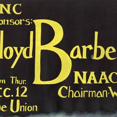NAACP Chairman talk poster