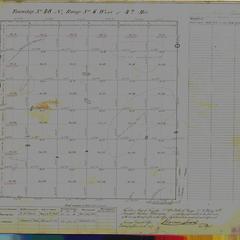 [Public Land Survey System map: Wisconsin Township 48 North, Range 06 West]