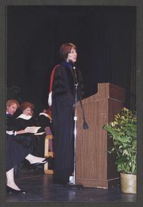 Professor Susan Brodie (English) at commencement
