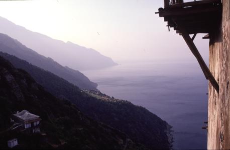 View of coast from Simonopetra