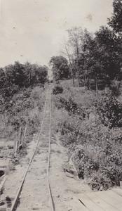 Quarry railroad track