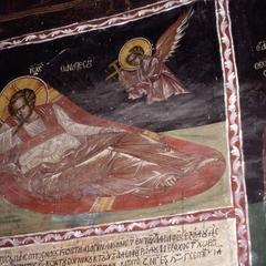Fresco of Christ Anapeson at Xenophontos