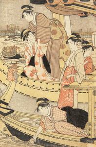 Women in Pleasure Boats on the Sumida River