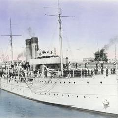 The Wilmette with sailors on deck