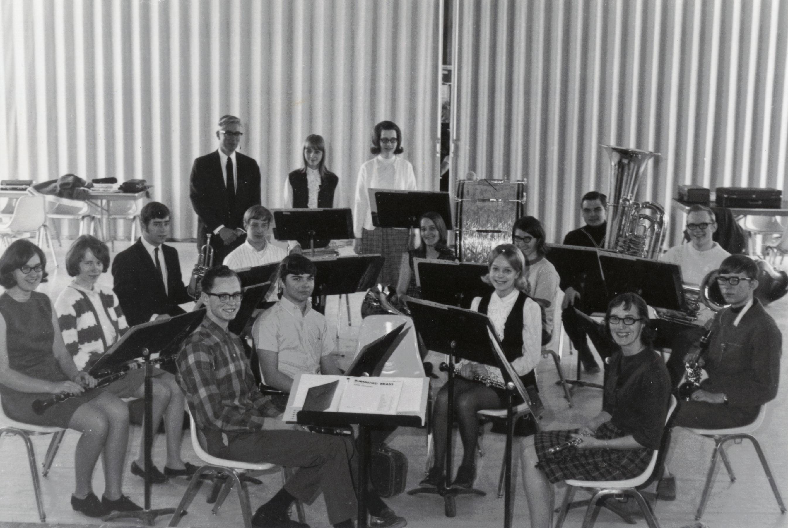 Wisconsin band at Rose Bowl halftime show - UWDC - UW-Madison Libraries