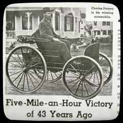 Charles Duryea, winner first American automobile race