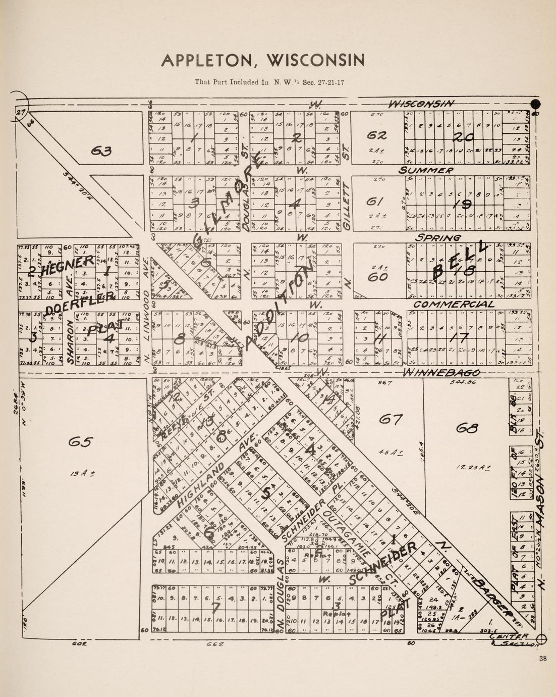 Atlas of Outagamie County, Wisconsin, 1942 - Full view - UWDC - UW ...