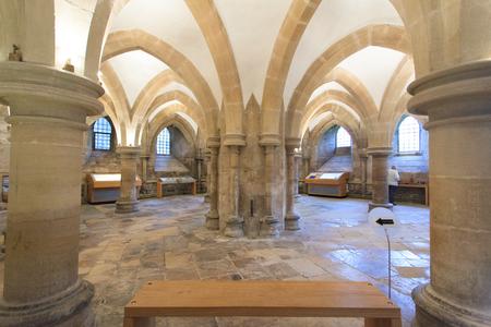 Wells Cathedral interior undercroft