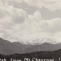 Colorado trip 1927 - Pikes Peak
