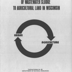 Guidelines for the application of wastewater sludge to agricultural land in Wisconsin