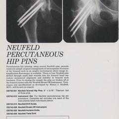 Neufeld Percutaneous Hip Pins advertisement