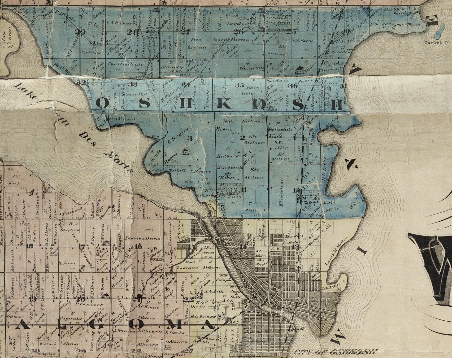 Map of Winnebago County, Wisconsin - Full view - UWDC - UW-Madison ...