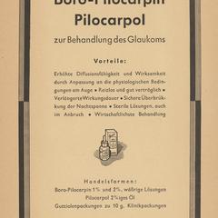 Boro-Pilocarpin Pilocarpol advertisement