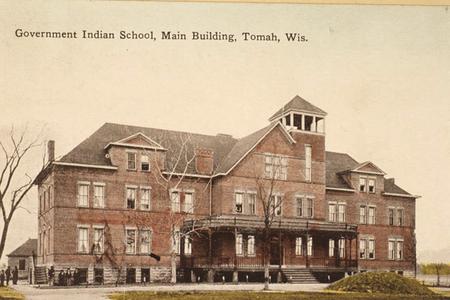 Government Indian School, main building. Tomah, Wisconsin
