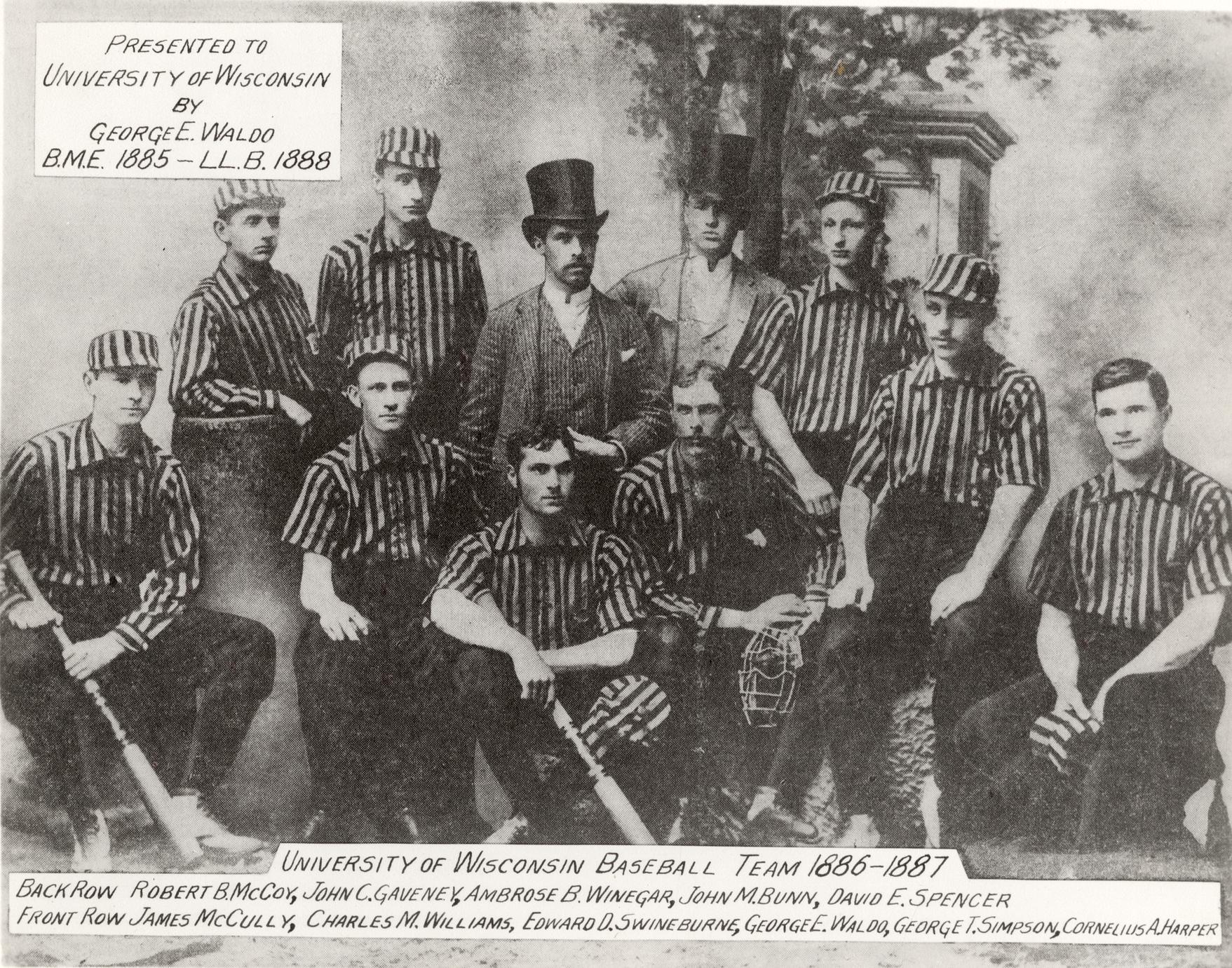 1900 baseball team - UWDC - UW-Madison Libraries