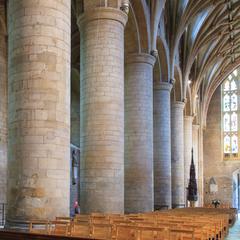 Tewkesbury Abbey nave south arcade