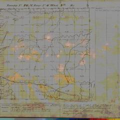 [Public Land Survey System map: Wisconsin Township 46 North, Range 06 West]