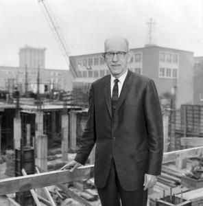 Kurt F. Wendt at Construction Site