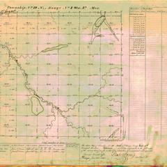 [Public Land Survey System map: Wisconsin Township 19 North, Range 04 West]