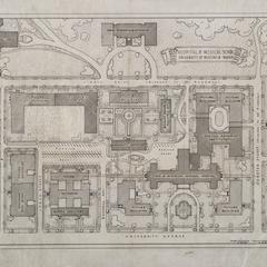 Plan, medical buildings, 1927
