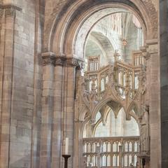 Hereford Cathedral chancel arcade level