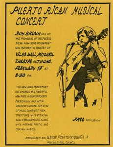 Poster for concert by Roy Brown
