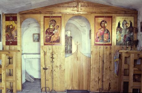Transfiguration chapel at summit of Mt. Athos