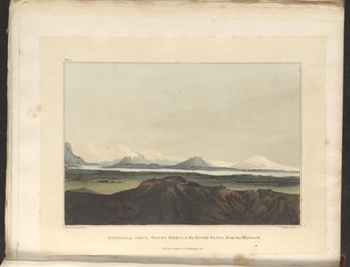 Eyafialla Iokul, Mount Hekla, & the River Elvas, from the westward