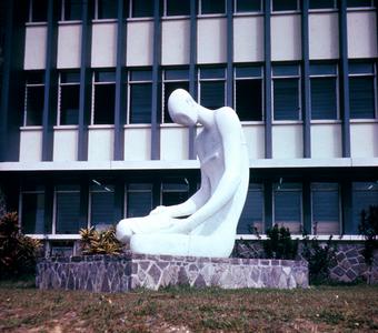 Sculpture on University of Kinshasa Campus