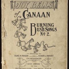 The joy-bells of Canaan, or, Burning bush songs, no. 2