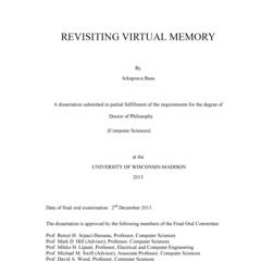 Revisiting Virtual Memory