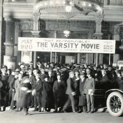 Crowd lined up for Varsity Movie premiere
