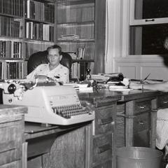 Jesse Boell at his desk