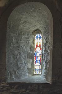 Tintagel St Materiana south nave window opening