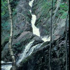 Morgan Falls, waterfall on Morgan Creek, Chequamegon National Forest