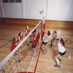 Women's volleyball team practice
