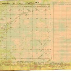 [Public Land Survey System map: Wisconsin Township 22 North, Range 11 West]