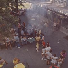 Brat barbeque on Terrace