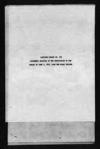 Ratified treaty no. 274, Documents relating to the negotiation of the treaty of June 5, 1854, with the Miami Indians