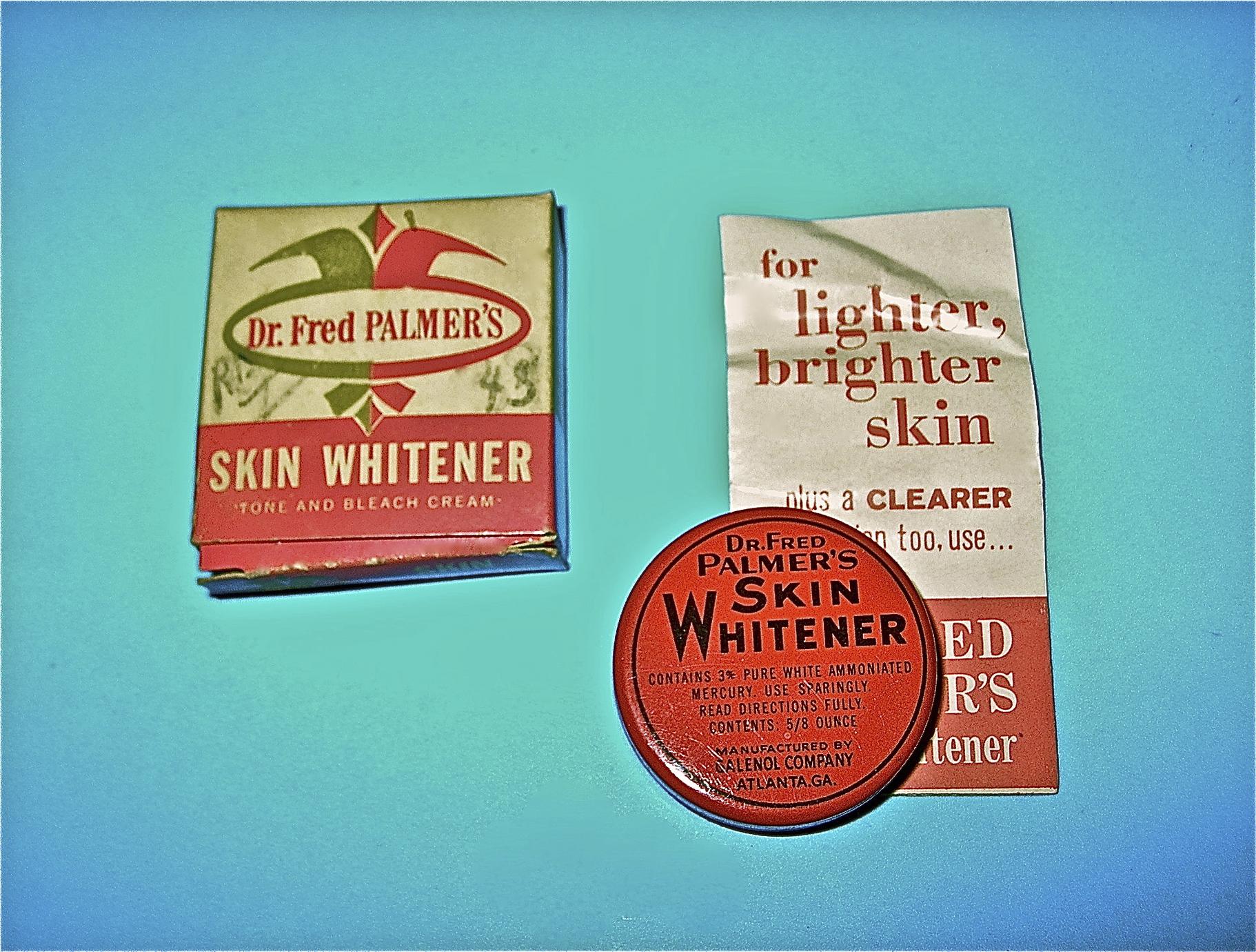 Dr. Fred Palmer s skin whitener UWDC UW Madison Libraries