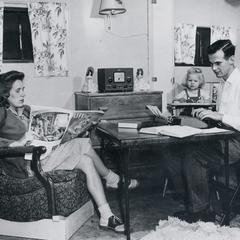 Family in married student housing