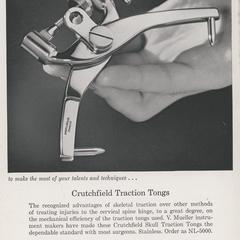 Crutchfield Traction Tongs advertisement
